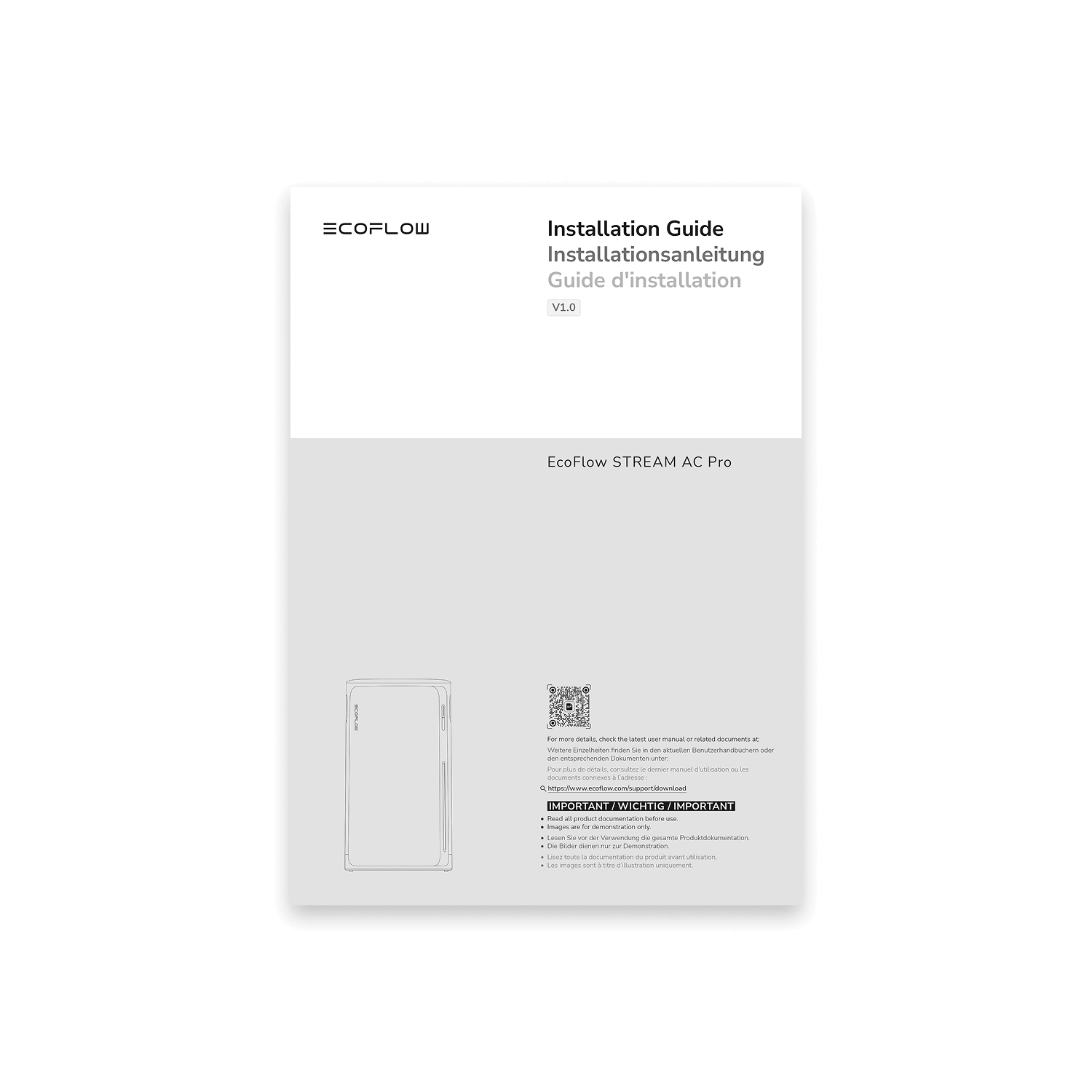 Guide d'installation × 1