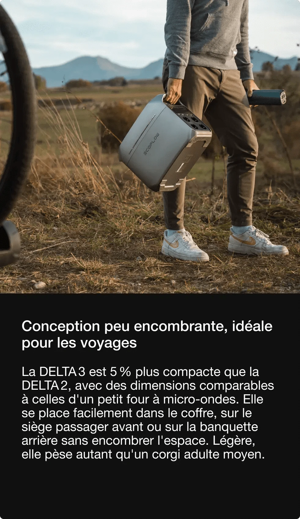 Design compact et portable qui s'intègre facilement dans tous les espaces