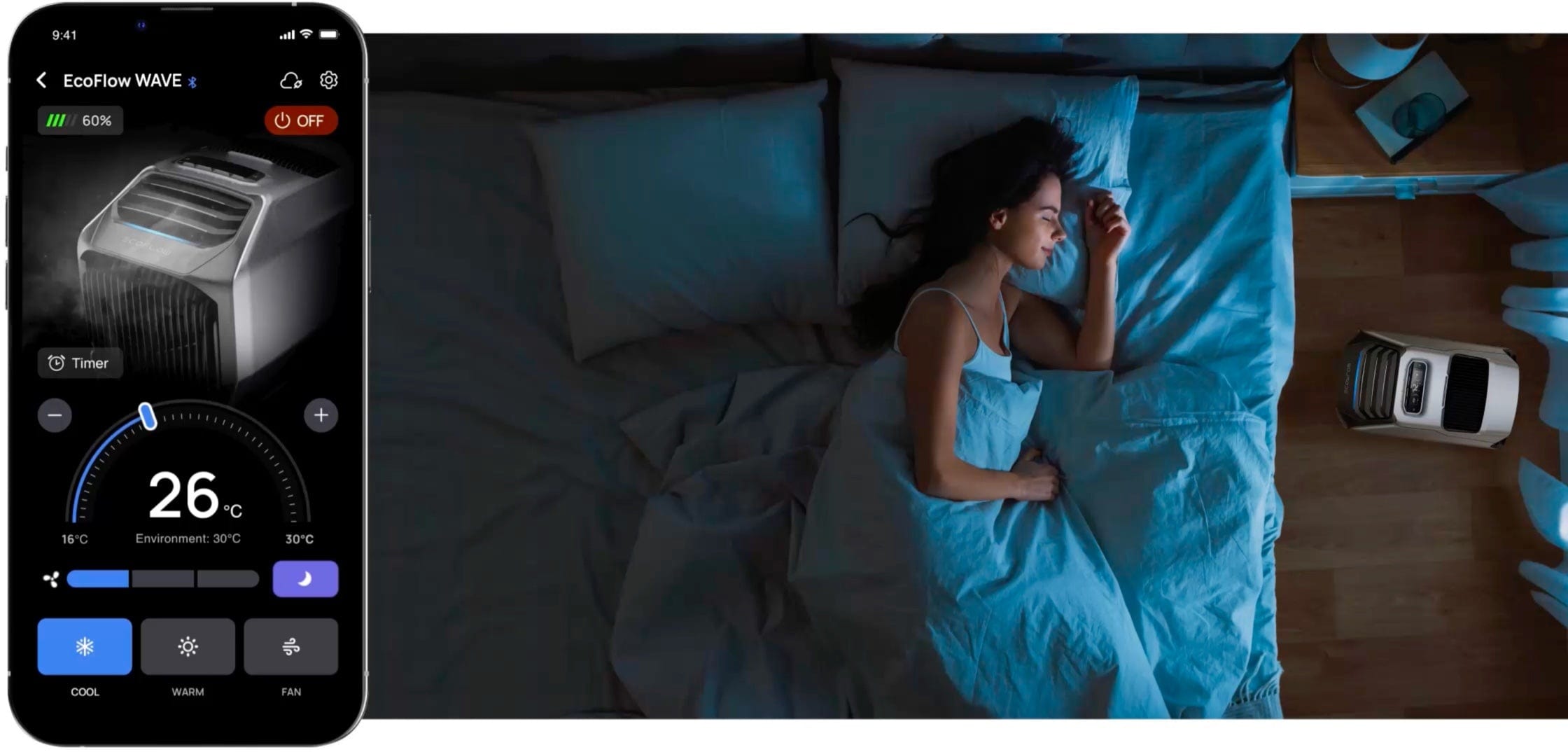 Fonctionnement silencieux pour vous laisser dormir paisiblement