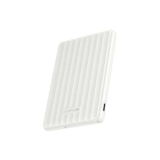 Batterie externe EcoFlow RAPID Mag (5 000 mAh, 7,5 W, charge magnétique) Pearl White