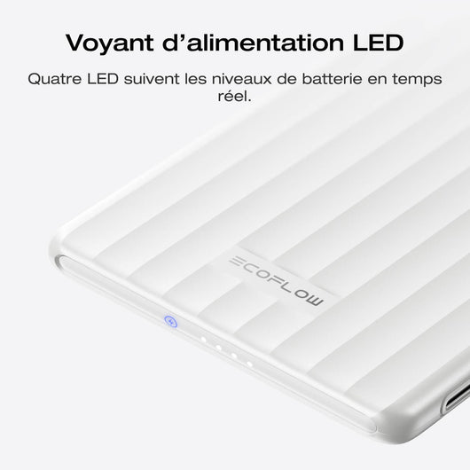 Batterie externe EcoFlow RAPID Mag (5 000 mAh, 7,5 W, charge magnétique)