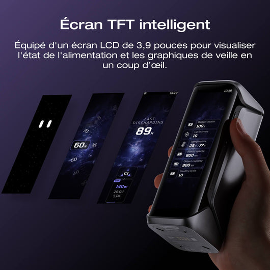 Batterie externe EcoFlow RAPID Pro X (27 650 mAh, 300 W)