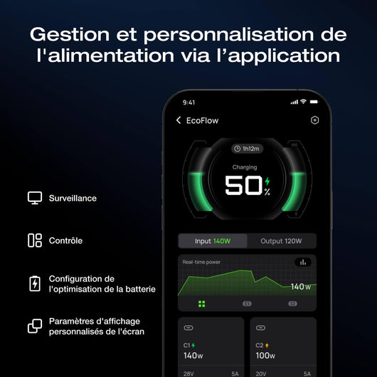 Batterie externe EcoFlow RAPID Pro X (27 650 mAh, 300 W)