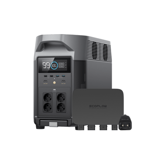 Chargeur de batterie de voiture EcoFlow (800 W) + EcoFlow DELTA Pro Chargeur de batterie de voiture + DELTA Pro