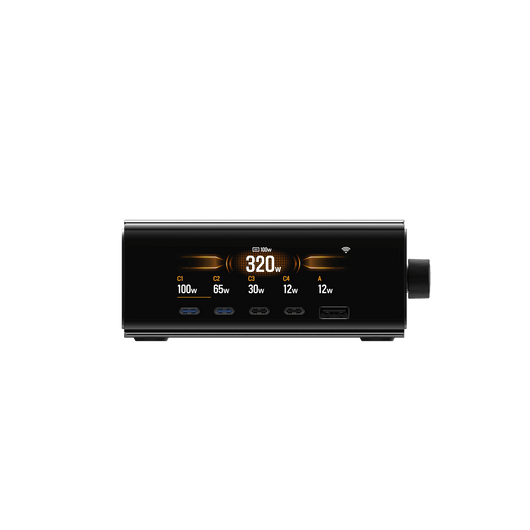 Chargeur de bureau EcoFlow RAPID Pro (320 W, 5 ports, GaN)