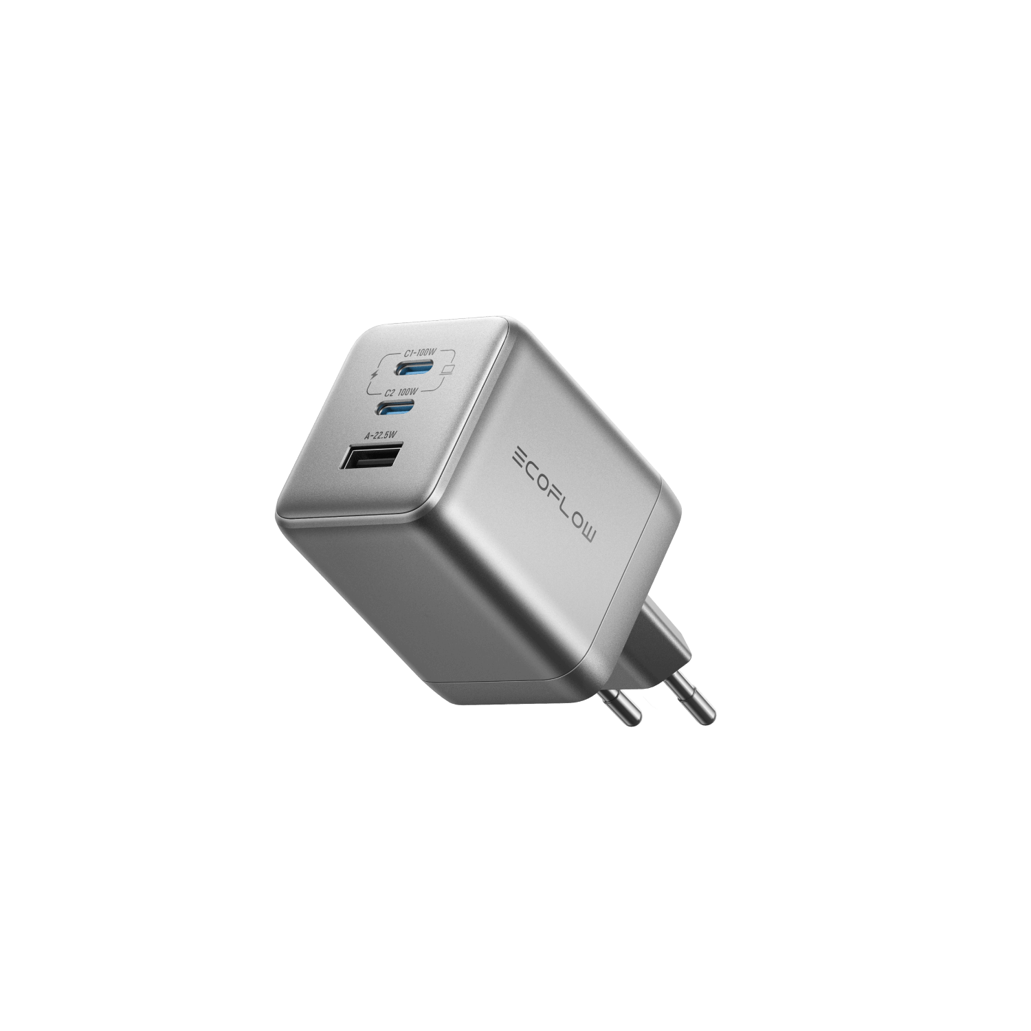 Chargeur EcoFlow RAPID Pro (100 W, 3 ports, GaN) RAPID Pro 100W Charger