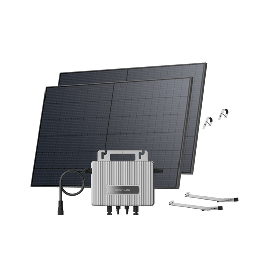 EcoFlow STREAM Balcony Kit Lattice Balcony / (1040Wp) 2 × 520W Rigid Solar Panel + STREAM Microinverter / Bracket: Lattice Balcony
