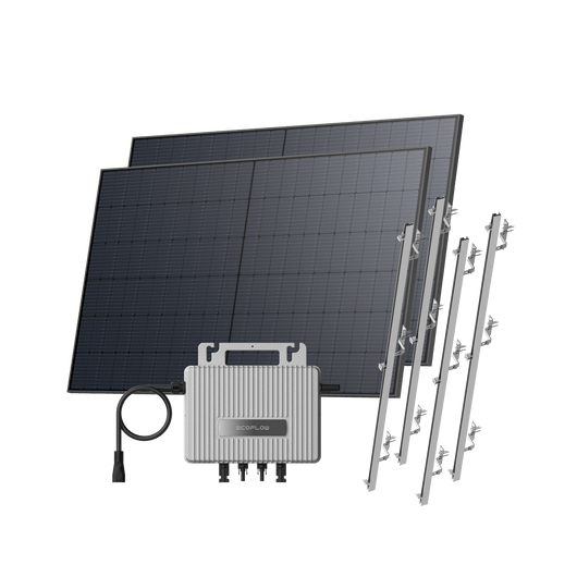 EcoFlow STREAM Roof Kit Pitched Roof / (1040Wp) 2 _ 520W Rigid Solar Panel + STREAM Microinverter / Bracket: Pitched Roof