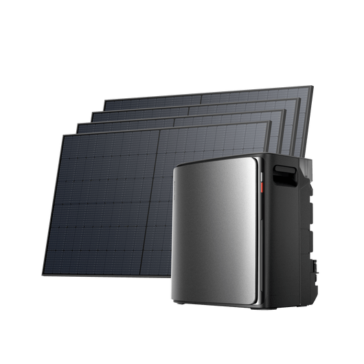 EcoFlow STREAM Ultra X STREAM Ultra X / 4 panneau solaire bifacial de 520 W