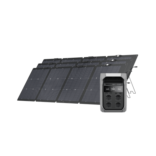 Générateur solaire de la gamme EcoFlow DELTA 3 (PV 220W) DELTA 3 Plus / 3 panneaux solaires rigides de 220 W