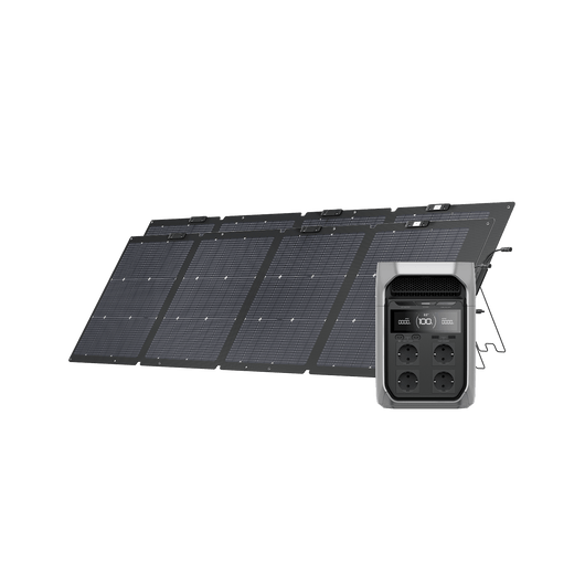 Générateur solaire de la gamme EcoFlow DELTA 3 (PV 220W) DELTA 3 / 2 panneaux solaires rigides de 220 W