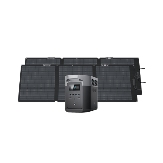 Générateur solaire EcoFlow DELTA 2 Max (PV 160 W) 2*160W + DELTA 2 Max