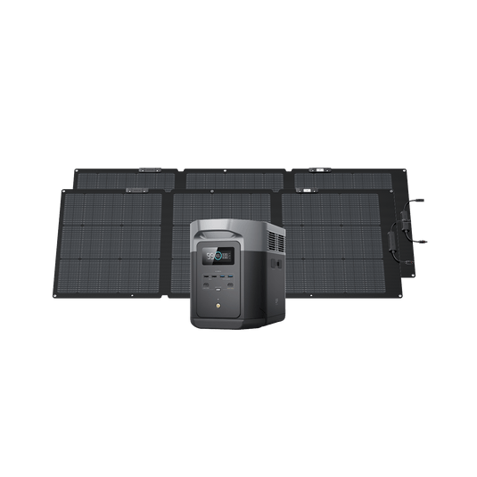 Générateur solaire EcoFlow DELTA 2 Max (PV 160 W) 2*160W + DELTA 2 Max