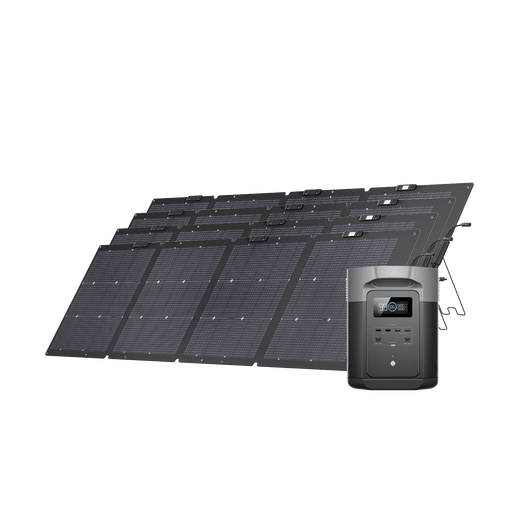 Générateur solaire EcoFlow DELTA 2 Max (PV 220 W) 4*220W + DELTA 2 Max