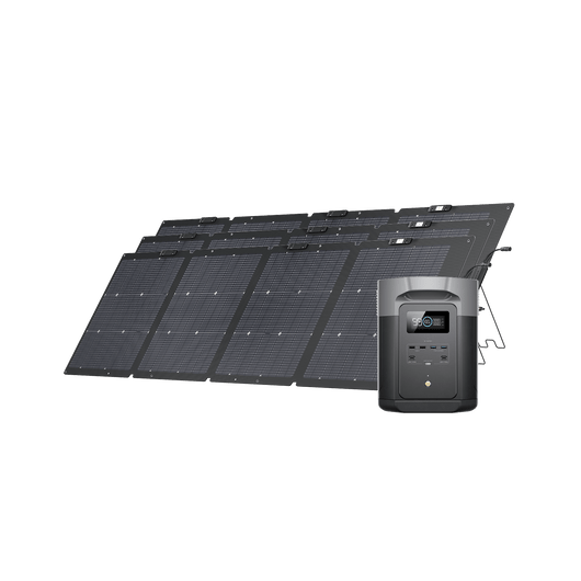 Générateur solaire EcoFlow DELTA 2 Max (PV 220 W) 3*220W + DELTA 2 Max