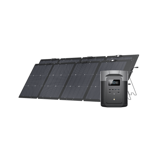 Générateur solaire EcoFlow DELTA 2 Max (PV 220 W) 2*220W + DELTA 2 Max