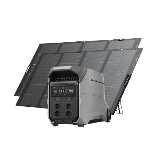Générateur solaire EcoFlow DELTA Pro 3 (PV 400 W) DELTA Pro 3 + 2 × Panneau solaire portable 400 W