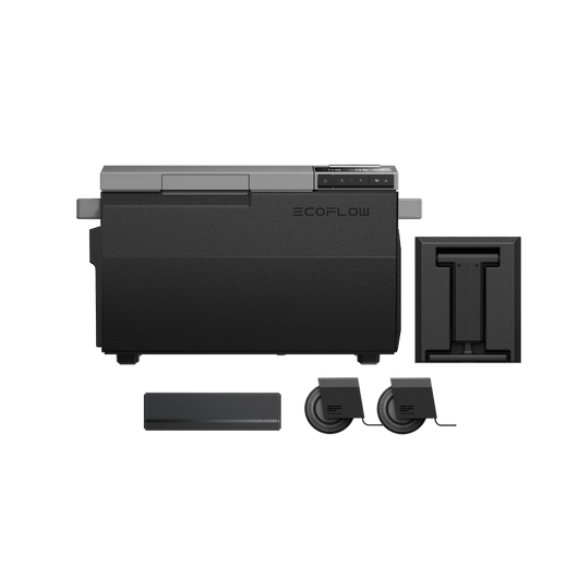 Réfrigérateur portable EcoFlow GLACIER GLACIER + Batterie enfichable pour + Roues et levier amovibles
