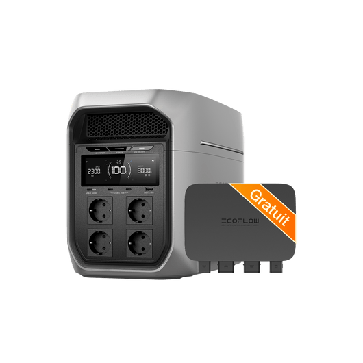 Station électrique portable de la gamme EcoFlow DELTA 3 Max DELTA 3 Max Plus / Sans accessoire