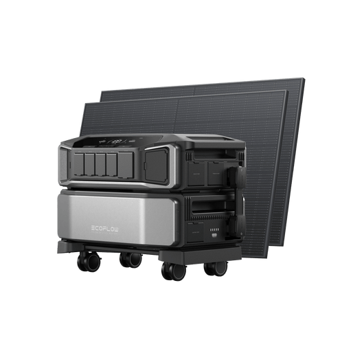 Station électrique résidentielle EcoFlow DELTA Pro Ultra DELTA Pro Ultra + 2 panneaux solaires rigides 400 W + 4 pieds de montage pour panneau solaire rigide GRATUITS