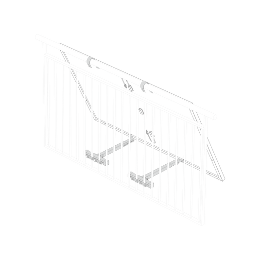 Support EcoFlow – Balcon avec garde-corps