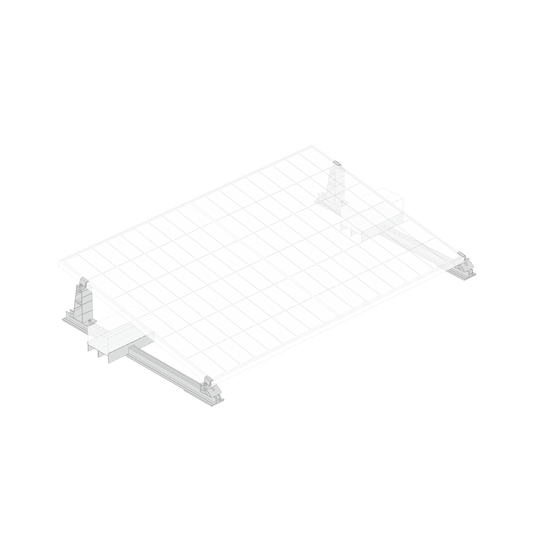 Support EcoFlow – Toit plat