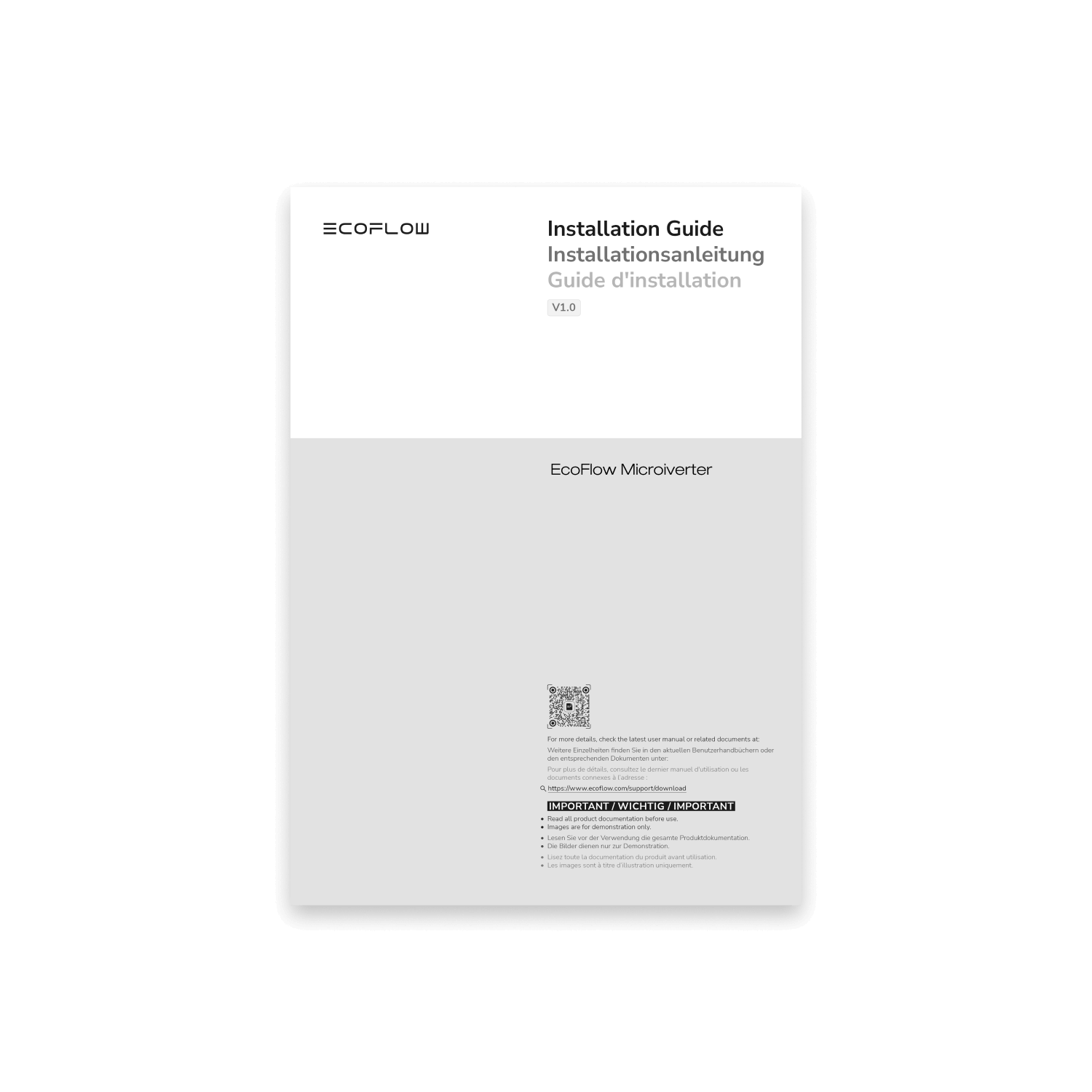 Guide d'installation × 1