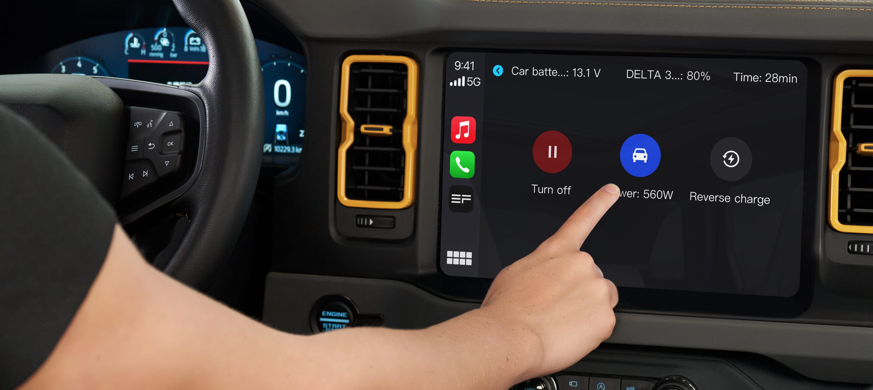 Plus simple - Commande intelligente via l’application ou le système d’infodivertissement