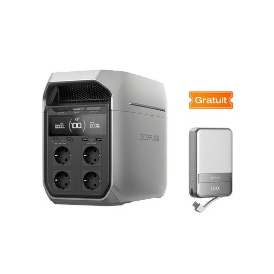 Station électrique portable de la gamme EcoFlow DELTA 3