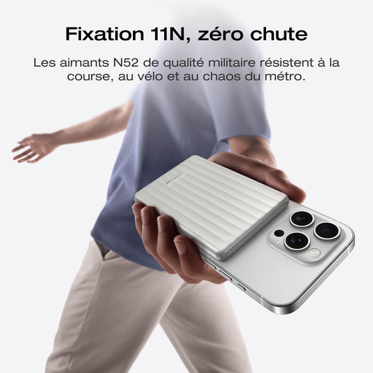 Batterie externe EcoFlow RAPID Mag (5 000 mAh, 7,5 W, charge magnétique)