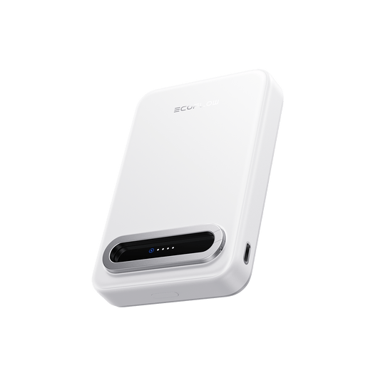 Batterie externe EcoFlow RAPID Mag Qi2 (10 000 mAh, 15 W) Blanc nacré