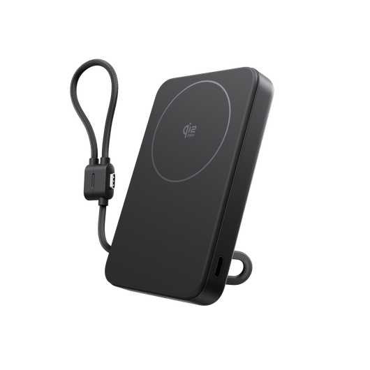 Batterie externe EcoFlow RAPID Mag Qi2.2 (10 000 mAh, 25 W, câble USB-C intégré)