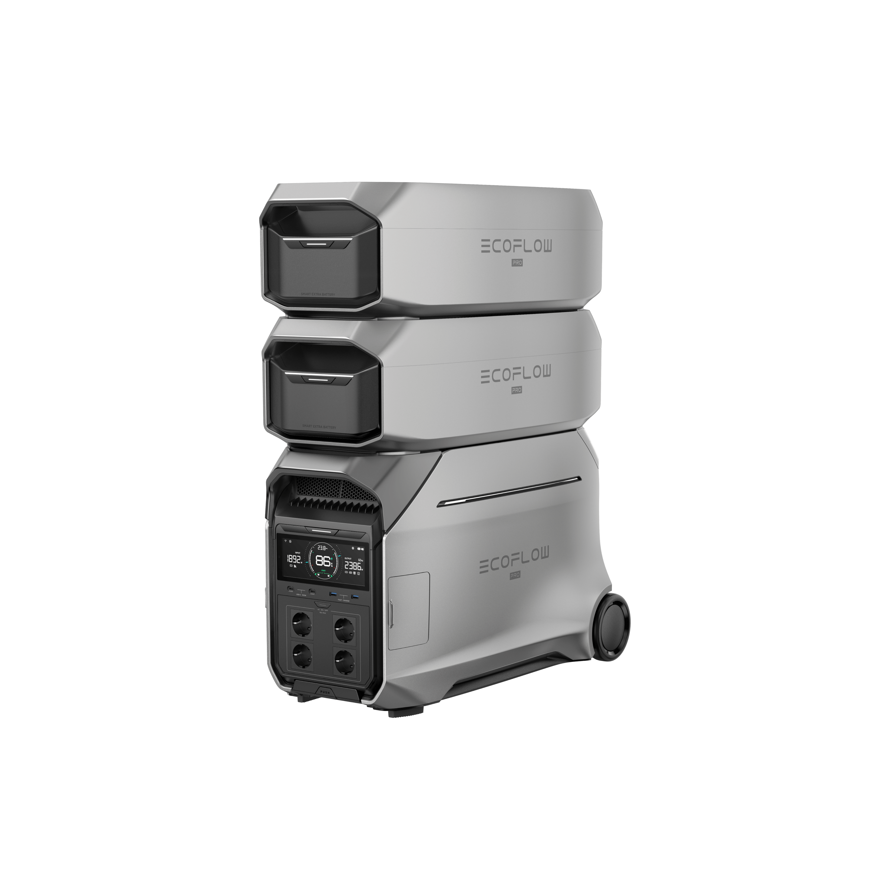 Batterie supplémentaire intelligente pour EcoFlow DELTA Pro 3 DELTA Pro 3 + 2 × Batterie supplémentaire