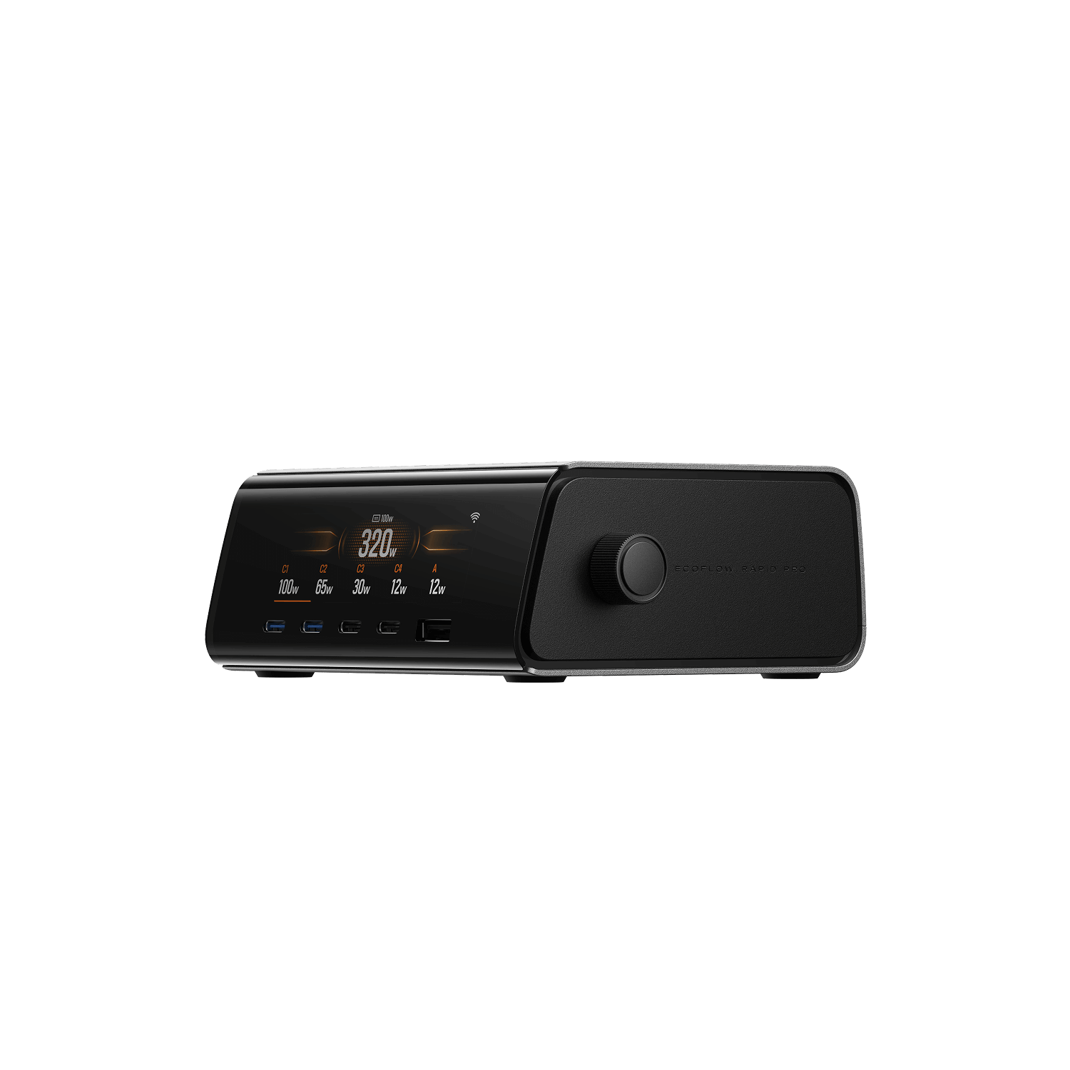 Chargeur de bureau EcoFlow RAPID Pro (320 W, 5 ports, GaN)