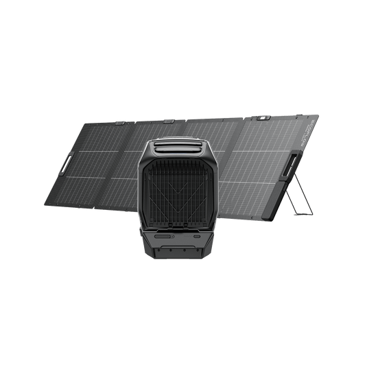 Climatiseur portable EcoFlow WAVE 3 WAVE 3 + batterie supplémentaire WAVE 3 + panneau solaire portable bifacial 220 W