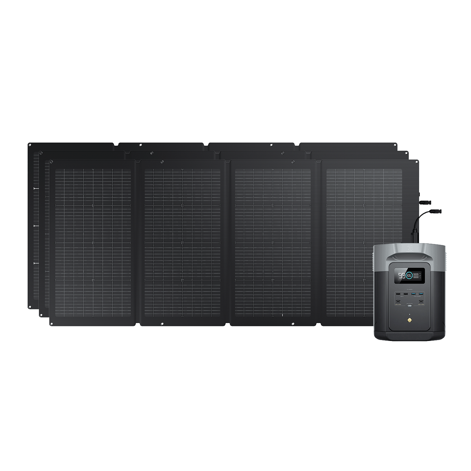 EcoFlow DELTA 2 MAX + 220W Portable Solar Panel 3