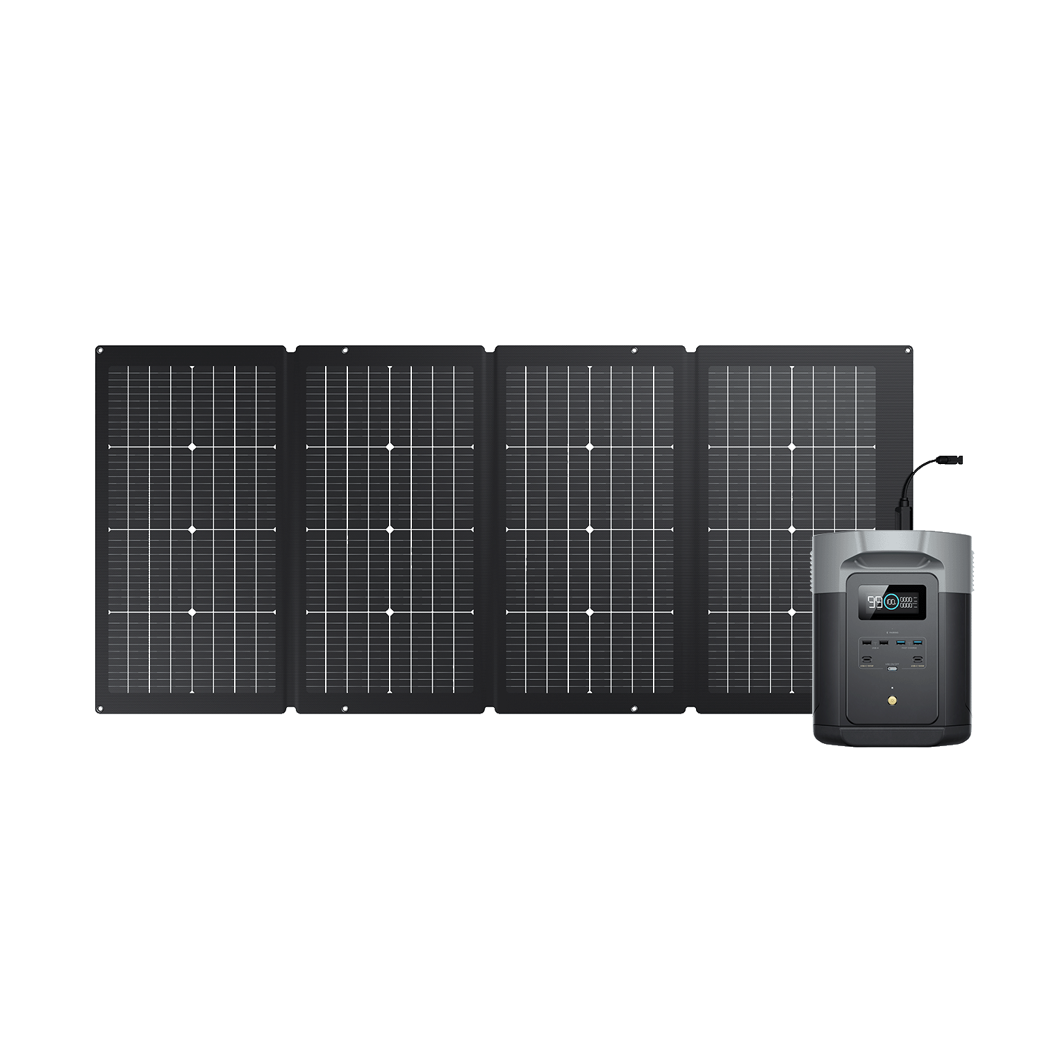 EcoFlow DELTA 2 MAX + 220W Portable Solar Panel 1