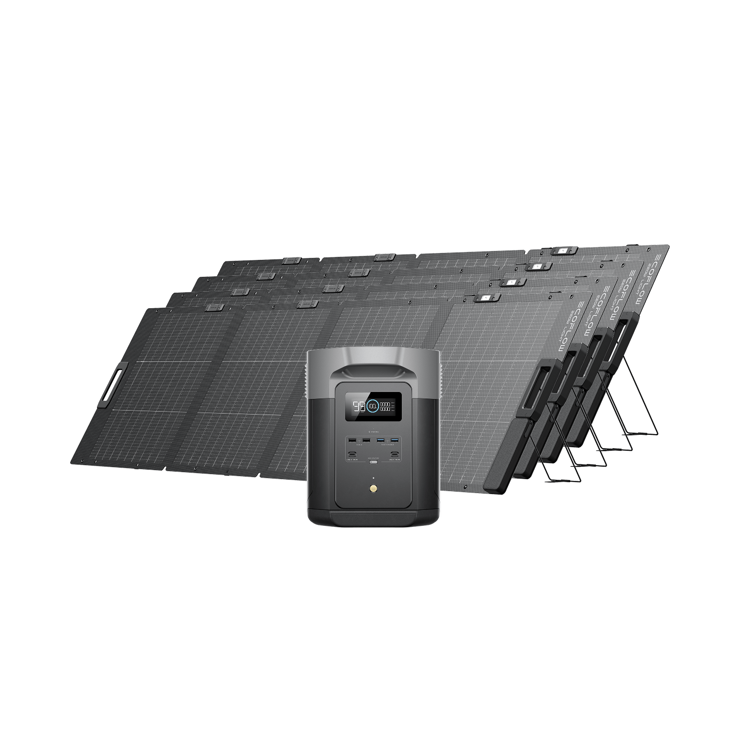 EcoFlow DELTA 2 Max Solar Generator (PV220W) 4*220W + DELTA 2 Max