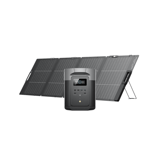 EcoFlow DELTA 2 Max Solar Generator (PV220W) 1*220W + DELTA 2 Max