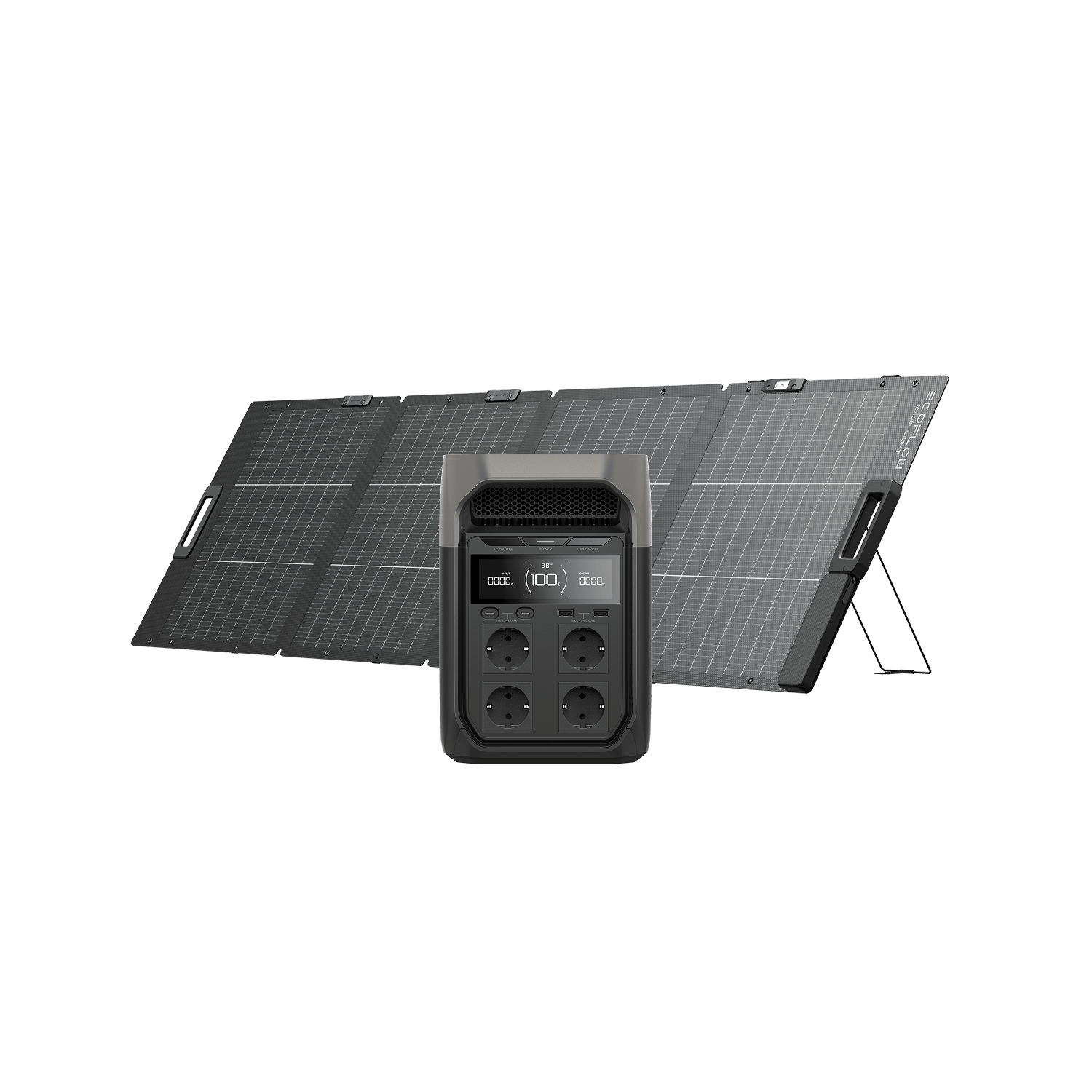 EcoFlow DELTA 3 Series Portable Power Station DELTA 3 / Panneau solaire bifacial 220 W