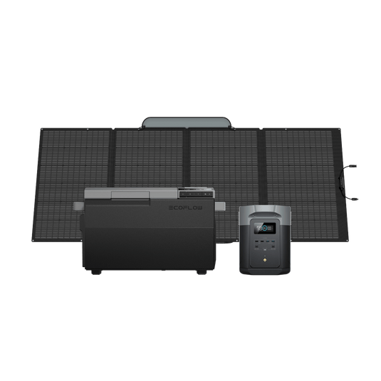EcoFlow GLACIER + DELTA 2 Max GLACIER + DELTA 2 Max + 400W Portable Solar Panel