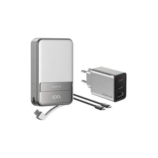 EcoFlow Kit de Recharge Rapide RAPID 10 000 mAh+ 65W GaN Charger