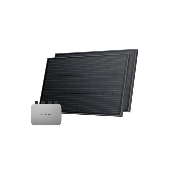 Kit solaire EcoFlow PowerStream 800 W pour mur 600 W + 2 x 400W Panneau solaire rigid / / / /