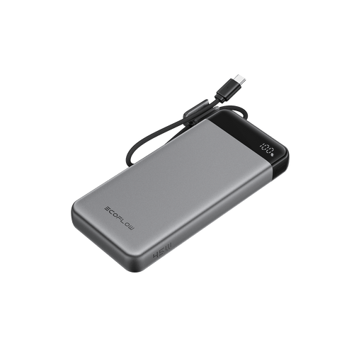 EcoFlow RAPID Power Bank (20K, 45W, Built-in Cable) Noir