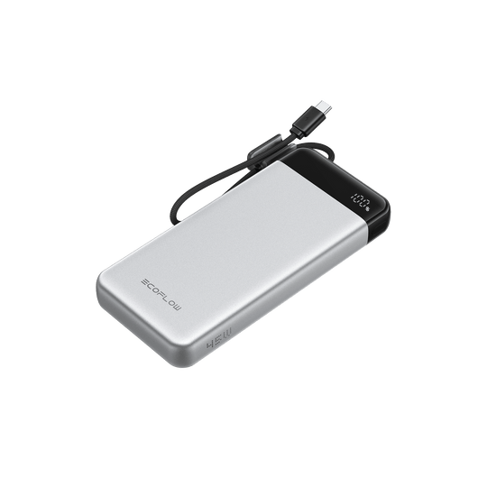 EcoFlow RAPID Power Bank (20K, 45W, Built-in Cable) Blanc