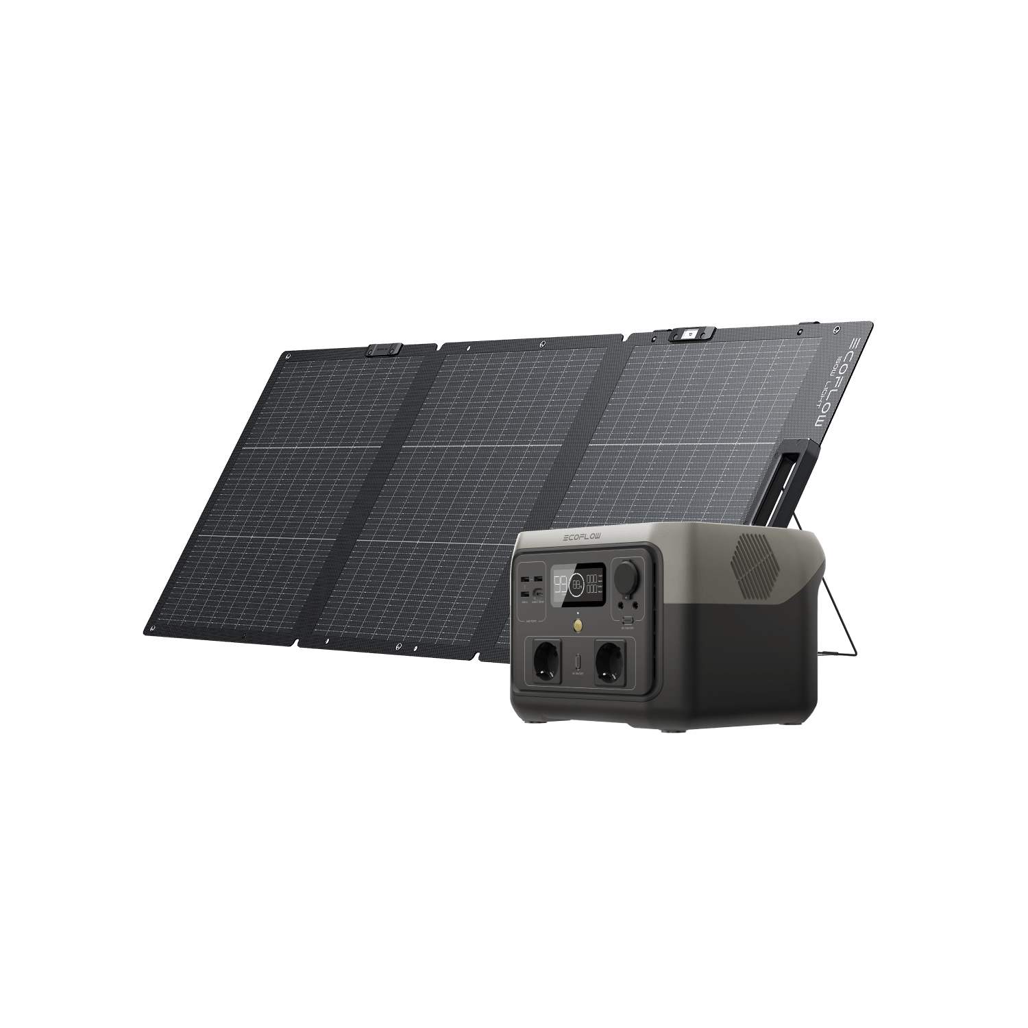 EcoFlow RIVER 2 Max Solar Generator (PV160W) Générateur solaire EcoFlow RIVER 2 Max (PV 160 W)
