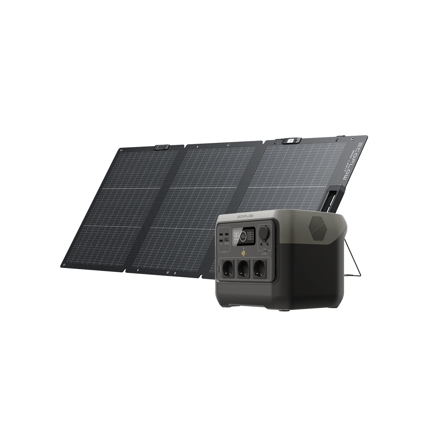 EcoFlow RIVER 2 Pro Portable Power Station RIVER 2 Pro + Panneau solaire bifacial 160 W