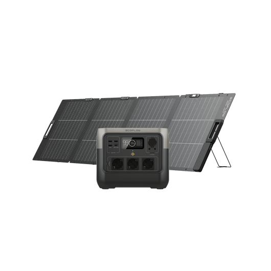 EcoFlow RIVER 2 Pro Portable Power Station (Refurbished) RIVER 2 Pro (reconditionnée) + Panneau solaire 220 W (reconditionnée) (Prix exclusif)
