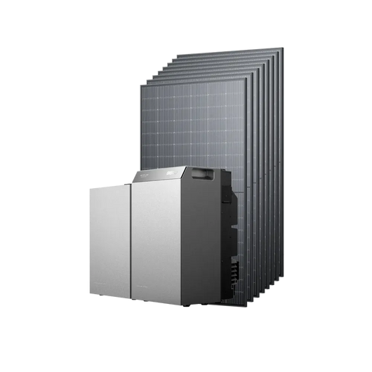 EcoFlow STREAM 5000 STREAM 5000 + 1 × batterie d'extension 5000 + 8 × panneaux solaires rigides de 500 W