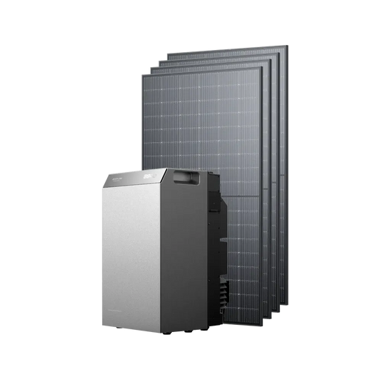 EcoFlow STREAM 5000 STREAM 5000 + 4 panneaux solaires rigides de 500 Wp
